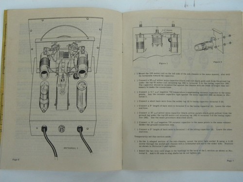 Vintage 50s Heathkit manual/drawings for variable frequency oscillator VF-1