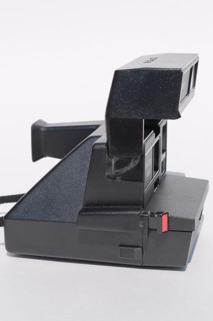 vintage One Step flash Polaroid camera, UK made model 600 retro photo prop 