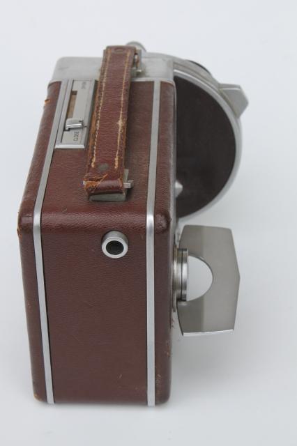 vintage Revere model 38 16mm movie camera magazine turret lenses for parts 
