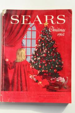 vintage Sears Christmas Wish Book catalog 1962, baby boomer toys, retro fashion & decor