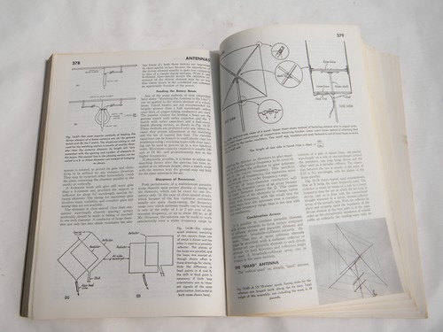Vintage ARRL shortwave & ham radio amateur's handbook 1965 schematics+
