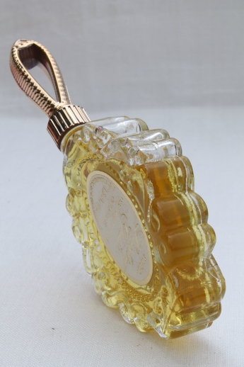 Vintage Avon Looking Glass mirror shaped bottle of Unforgettable cologne