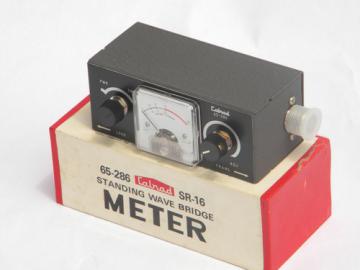 Vintage Calrad SR-16 standing wave bridge meter for shortwave radio