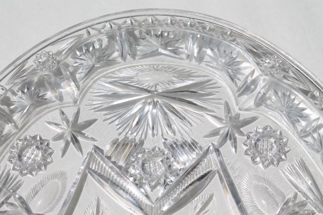 vintage clear acrylic plastic serving trays, retro lucite party crystal serveware