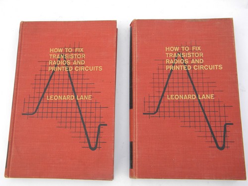 Vintage early 1960s technical books on transistor radio repair