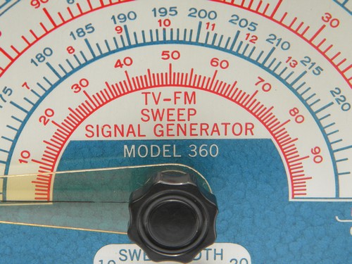 Vintage EICO model 360 TV-FM sweep signal generator