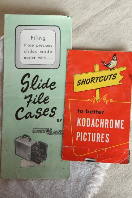 vintage ephemera, camera & photography booklets, advertising & instructions, collectible paper lot