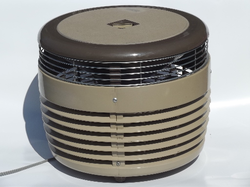 Vintage Galaxy hassock fan, three-speed electric fan footstool, retro!