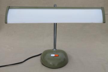 Vintage goose neck desk lamp, retro mid century adjustable desk light Japan