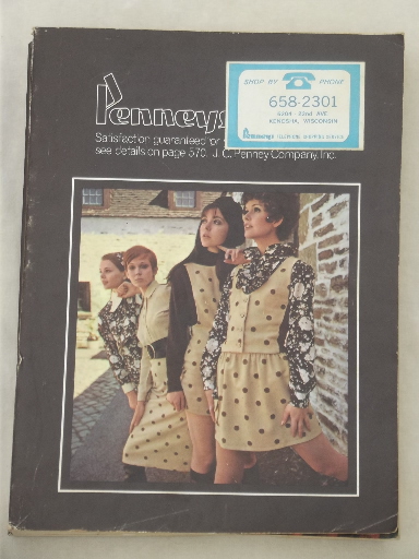 Vintage J C Penney catalog, Fall - Winter 1968 Penney's big book