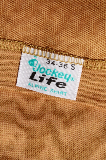 Vintage Jockey Life turtleneck alpine shirts mens size small, 80s new old stock