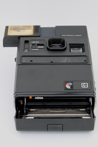Vintage Kodak camera, 70s 80s Kodak Colorburst 250 w/ instruction manual