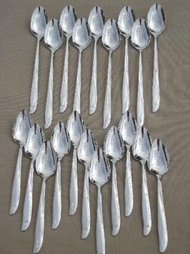 Vintage Oneida Twin Star stainless flatware set of 20 teaspoons spoons