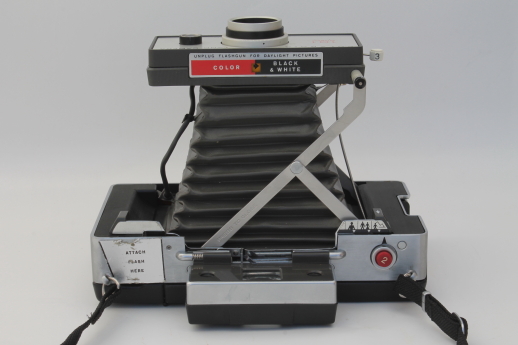 Vintage Polaroid Land camera 101 automatic w/ manual & accessories