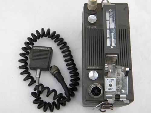 Vintage PT-300 portable transceiver, Handie-Talkie lunchbox radio w/ case