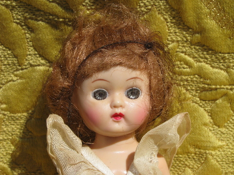 Vintage walker doll, hard plastic Linda walking doll in original box