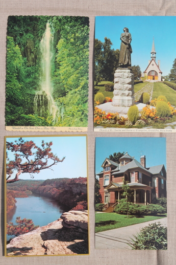 150+ vintage postcards, assorted souvenir photo postcard lot 60s 70s 80s 90s