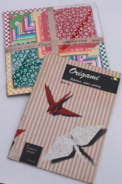 50s Origami Folding Paper Kyowa