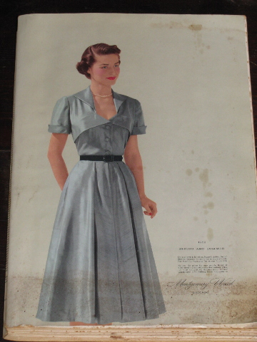 1952 Spring / Summer vintage Montgomery Wards big book catalog