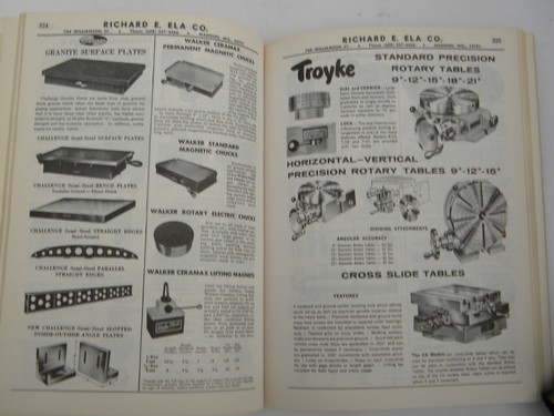 1960s vintage industrial tool & supply catalog Richard ELA - Madison, Wis