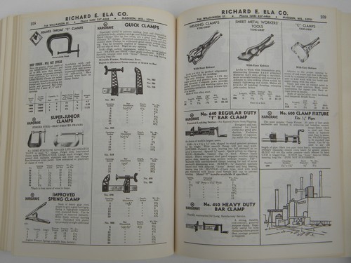 1960s vintage industrial tool & supply catalog Richard ELA - Madison, Wis
