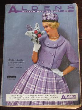 1961 Spring / Summer vintage Aldens big book catalog