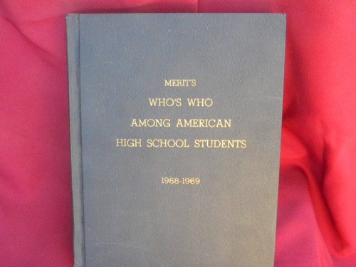1968-1969 Merit's Who's Who of American High School Students honor roll