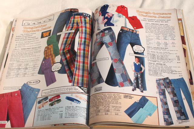1970s vintage Sears catalog Fall Winter big book, retro fashion, home decor, tools