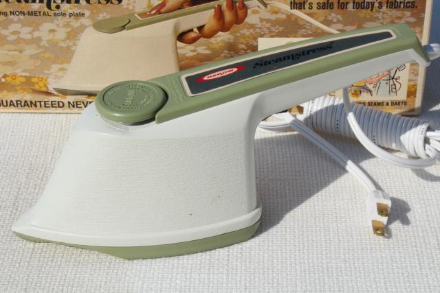 1970s vintage steam pressing tool Osrow Steamstress safe for all fabric, velvet, corduroy
