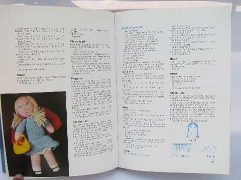 1972 Big Book of Soft Toys, dolls, stuffed animal sewing patterns