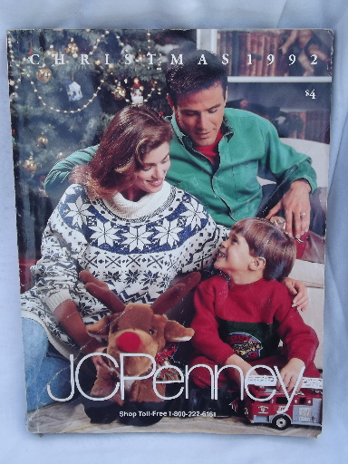 1992 Christmas catalog from J C Penney, photos and prices 20 years old!