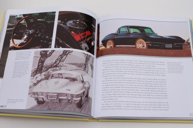 50 Years of Corvette, collectible cars book w/ 300+ pages, tons of photos