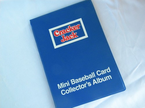 55+ retro 1991 and 1992 Cracker Jack mini baseball cards in album