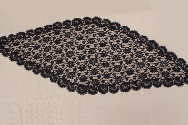 Black lace Mantilla/shawl