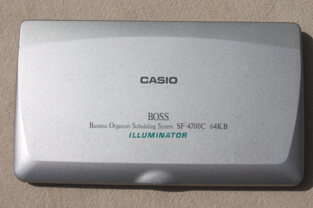 64 KB handheld computer vintage Casio BOSS SF4700C Business Organizer Scheduling System