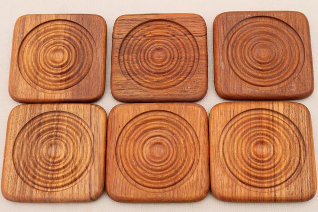 8 Tao Square Coasters with Tao Caddy