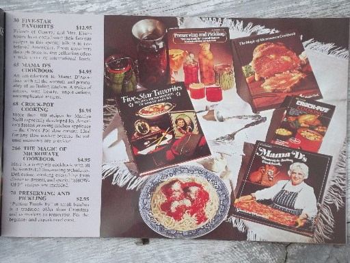 70s vintage catalog of  Golden books, Whitman games, Betty Crocker cookbooks