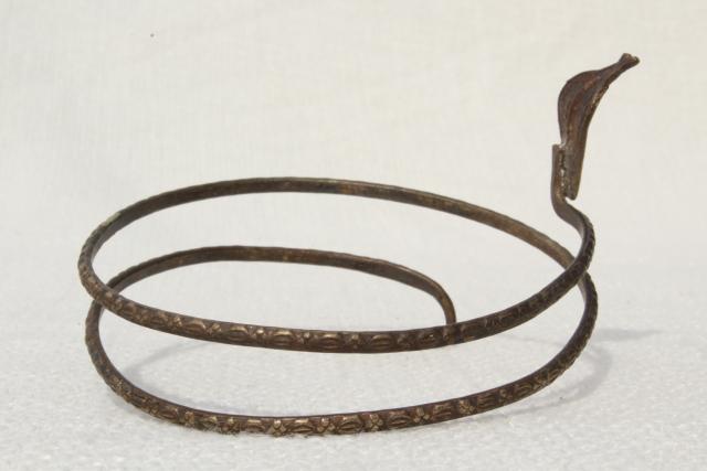 Egyptian revival vintage snake arm band bracelet, Cleopatra Elizabeth Taylor style!
