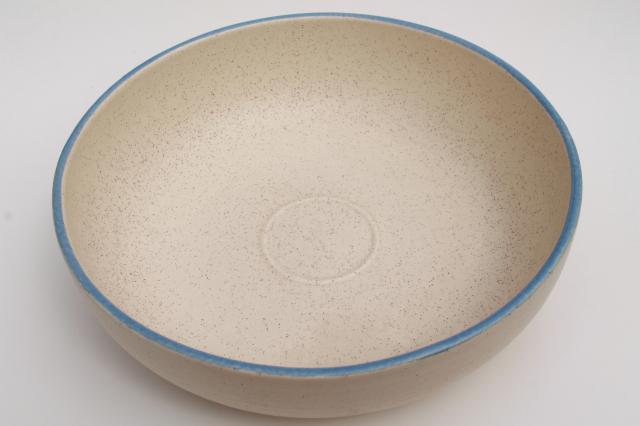 Horizon Treasure Craft ceramic chip & dip set, vintage pottery southwest style bowls
