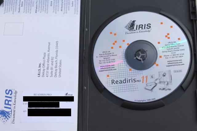 IRISScan & IRISPen scanners w/ OCR software lot Readiris v11 & Cardiris v4 for PC/MAC