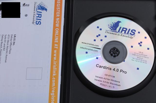 IRISScan & IRISPen scanners w/ OCR software lot Readiris v11 & Cardiris v4 for PC/MAC