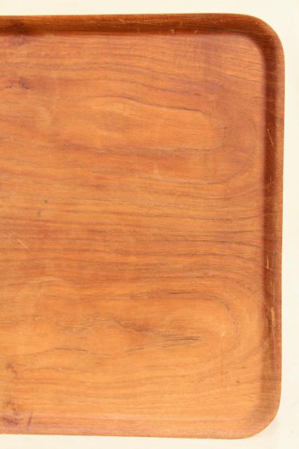 Scandinavian modern vintage Sweden mod bent formed plywood serving tray