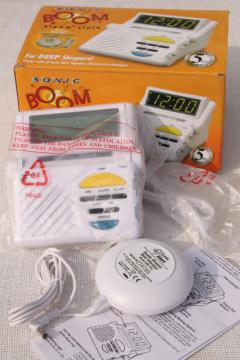 Sonic Boom alarm clock super loud digital alarm clock w/ bed vibrator