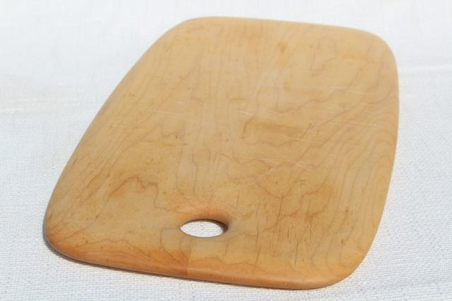 Wohl wood board, handcrafted hard maple cutting board, bread cheese tray