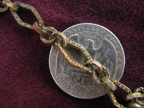 Antique pocket watch chain w/ letter H monogram bakelite watch fob