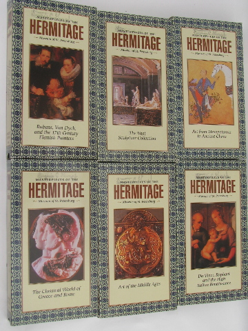 Art Masterpieces of the Hemitage, complete set 18 VHS video tapes