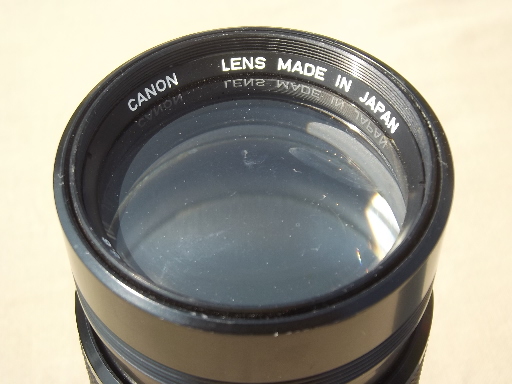 Canon FD 300mm 1:5.6 telephoto lens, vintage Canon camera lens for F1, A1 AE1