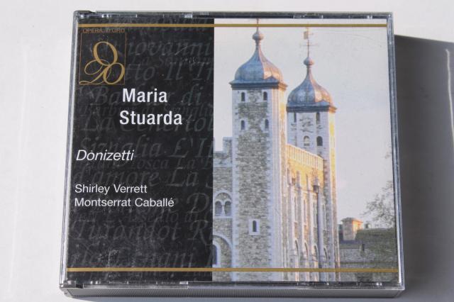 classical opera CDs collection, lot Donizetti bel canto complete operas