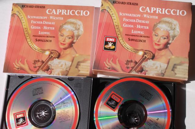 classical opera CDs collection, lot Richard Strauss complete operas