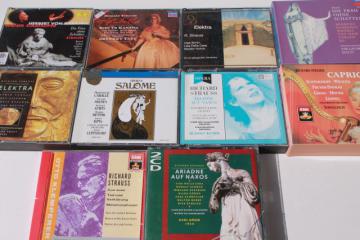 classical opera CDs collection, lot Richard Strauss complete operas